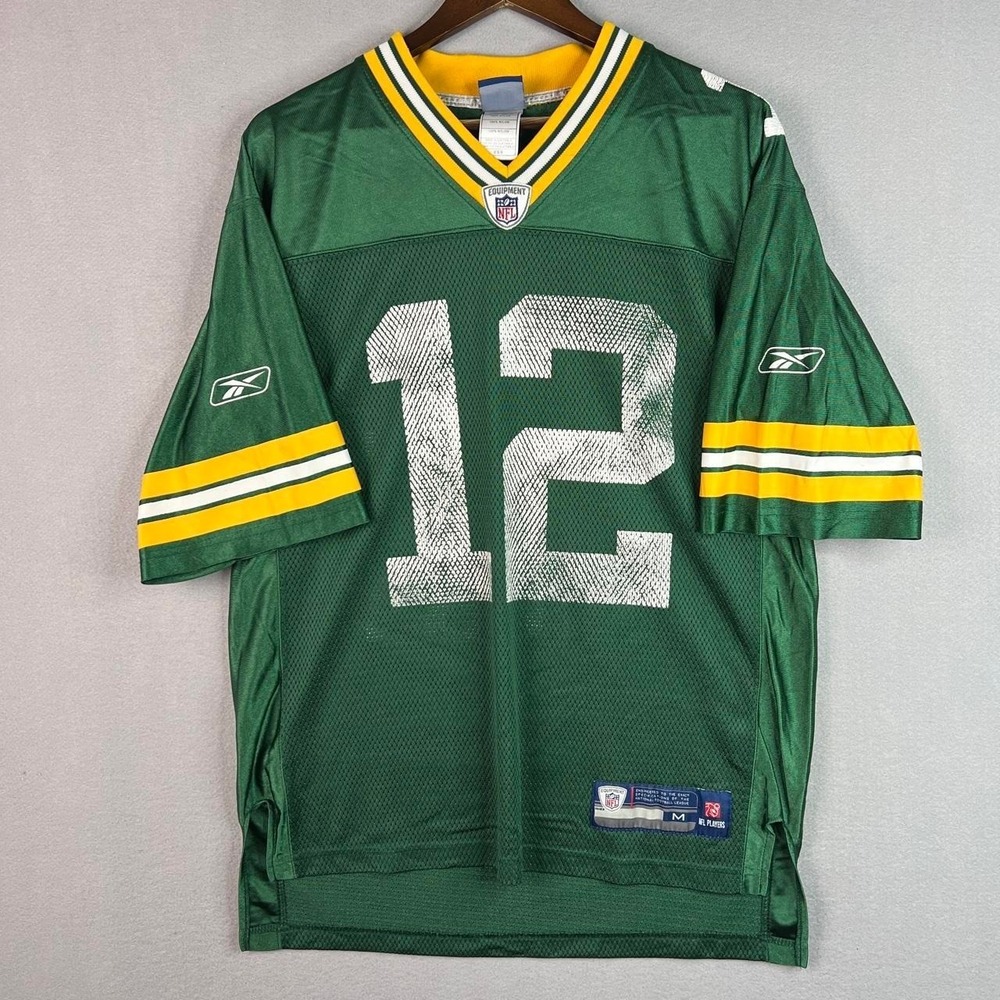 Aaron Rodgers Green Bay Packers NFL Football Reebok Jersey M